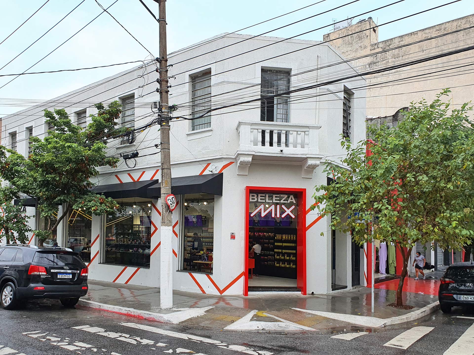 Fachada da loja depois do projeto  de Arquitetura Arkt Varejo 