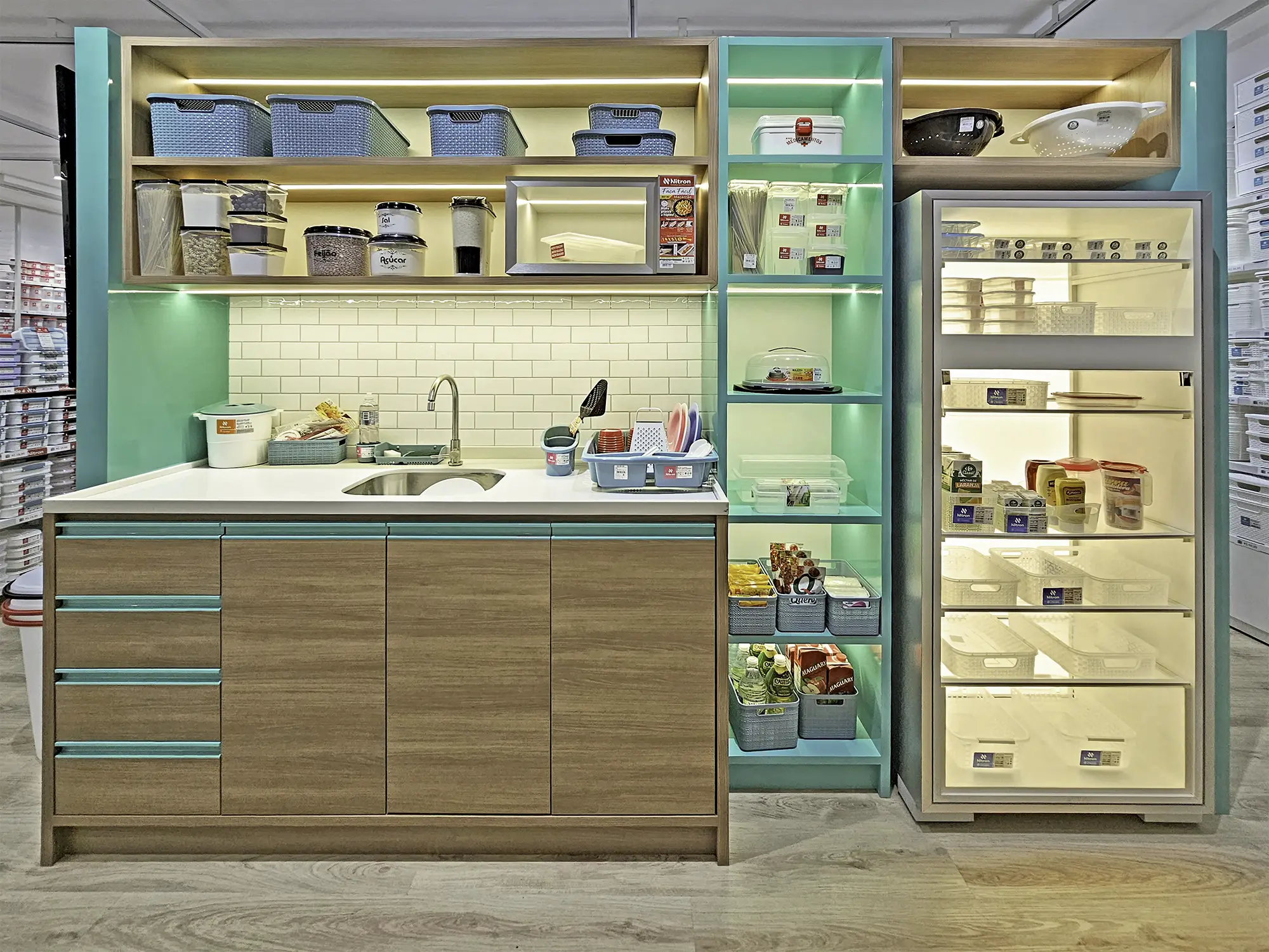 Projeto de arquitetura da ARKT Varejo para a loja de utilidades domésticas e produtos para casa, Nitron.